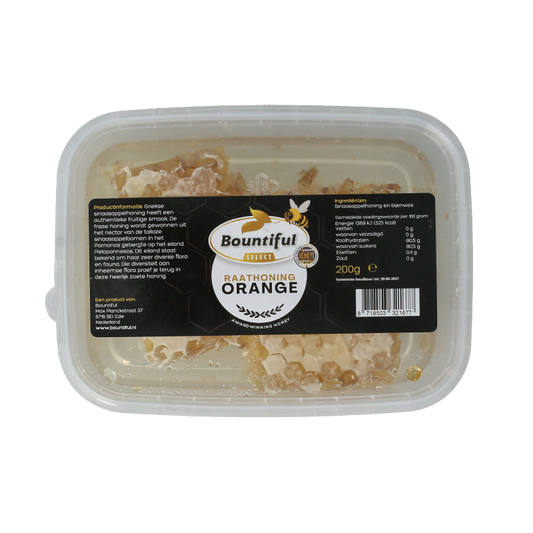 Bountiful Griekse honingraat sinaasappel 200 Gram