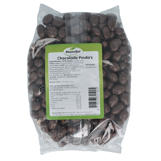 Bountiful Chocolade pinda's 500 Gram