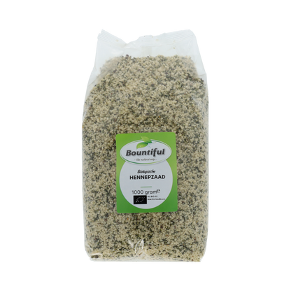 Bountiful Biologische Hennepzaad gepeld bio 1000.00 Gram