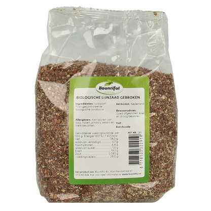 Bountiful Lijnzaad gebroken bio 400.00 Gram