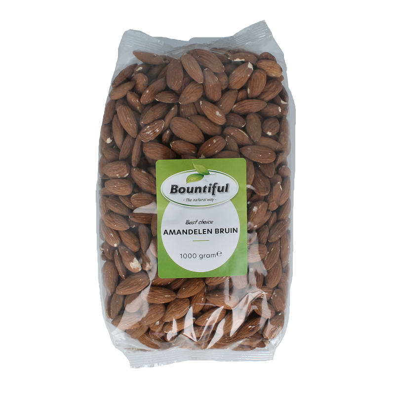Bountiful Amandelen bruin 1000 Gram