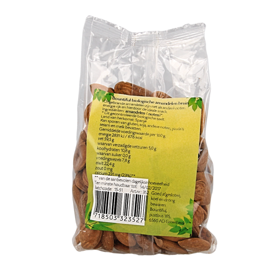 Bountiful Amandelen ongebrand bio 200 Gram