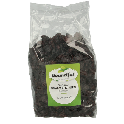 Bountiful Rozijnen jumbo black flame 1.00 Kilogram