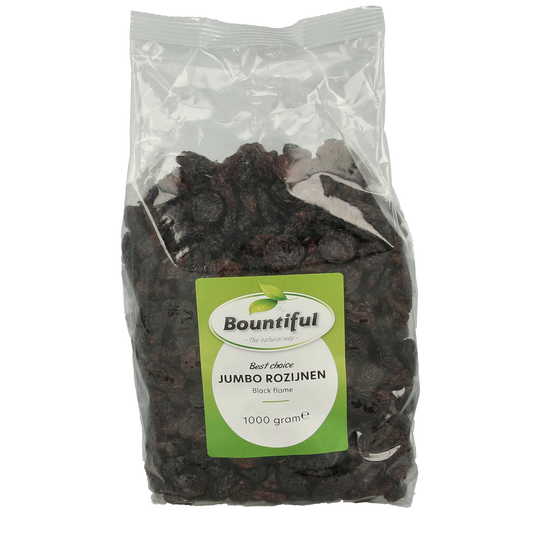 Bountiful Rozijnen jumbo black flame 1.00 Kilogram