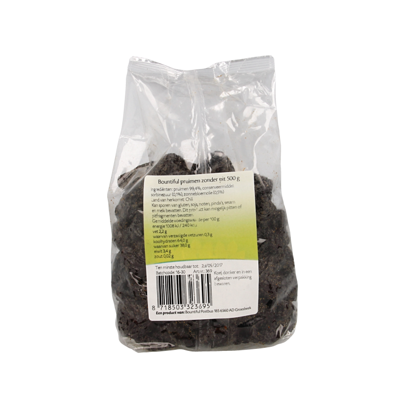Bountiful Pruimen zonder pit 500 Gram