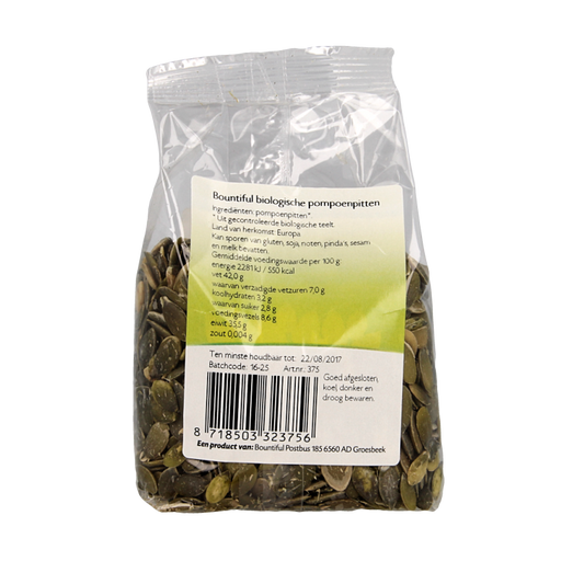 Bountiful Pompoenpitten bio 200 Gram
