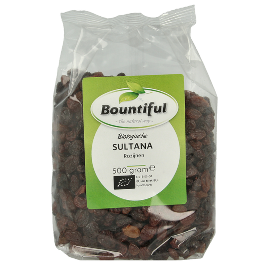Bountiful Sultana rozijnen bio 500 Gram
