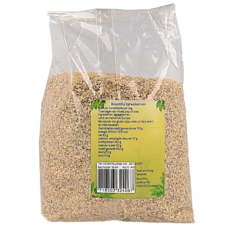 Bountiful Tarwekiemen 500 Gram