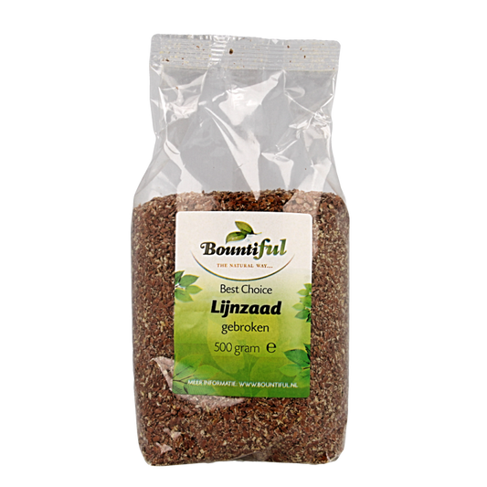 Bountiful Lijnzaad gebroken 500 Gram