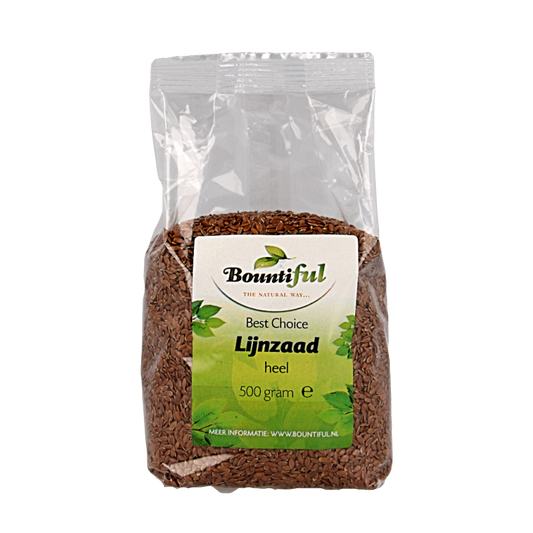 Bountiful Lijnzaad heel 500 Gram