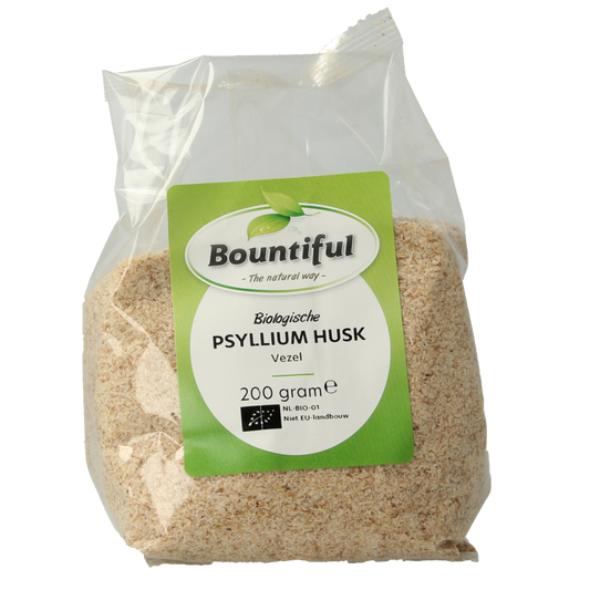 Bountiful Psyllium husk vezel/vlozaad bio 200 Gram