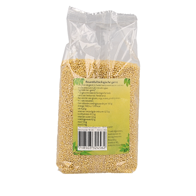 Bountiful Gierst bio 500 Gram