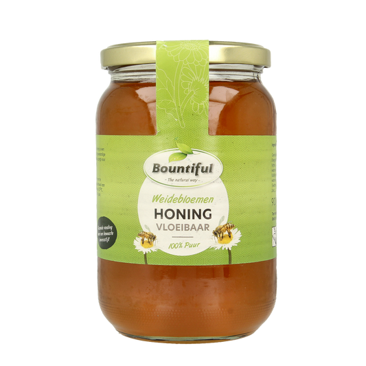 Bountiful Weidebloemen honing vloeibaar 900.00 Gram