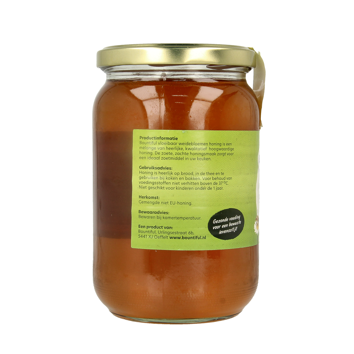 Bountiful Weidebloemen honing vloeibaar 900.00 Gram