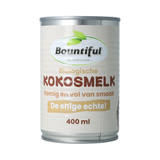 Bountiful Kokosmelk Biologisch 400.00 Milliliter