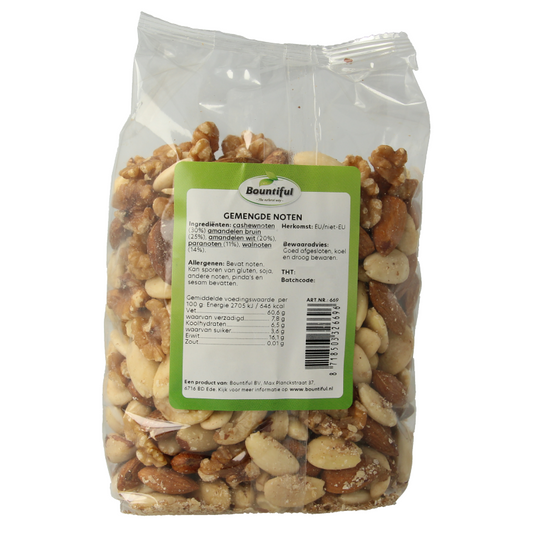 Bountiful Gemengde noten 500 Gram