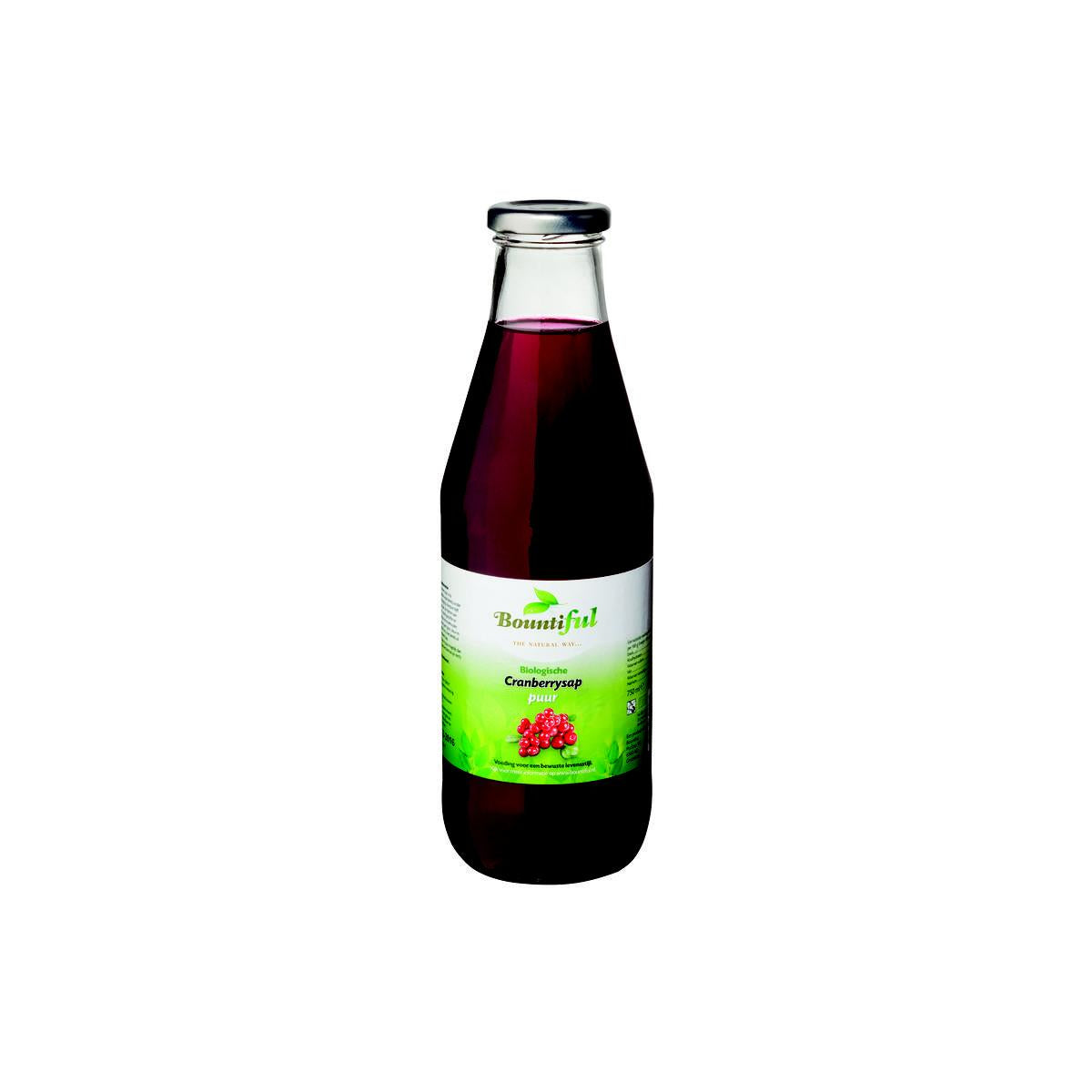 Bountiful Cranberrysap bio 750 Milliliter