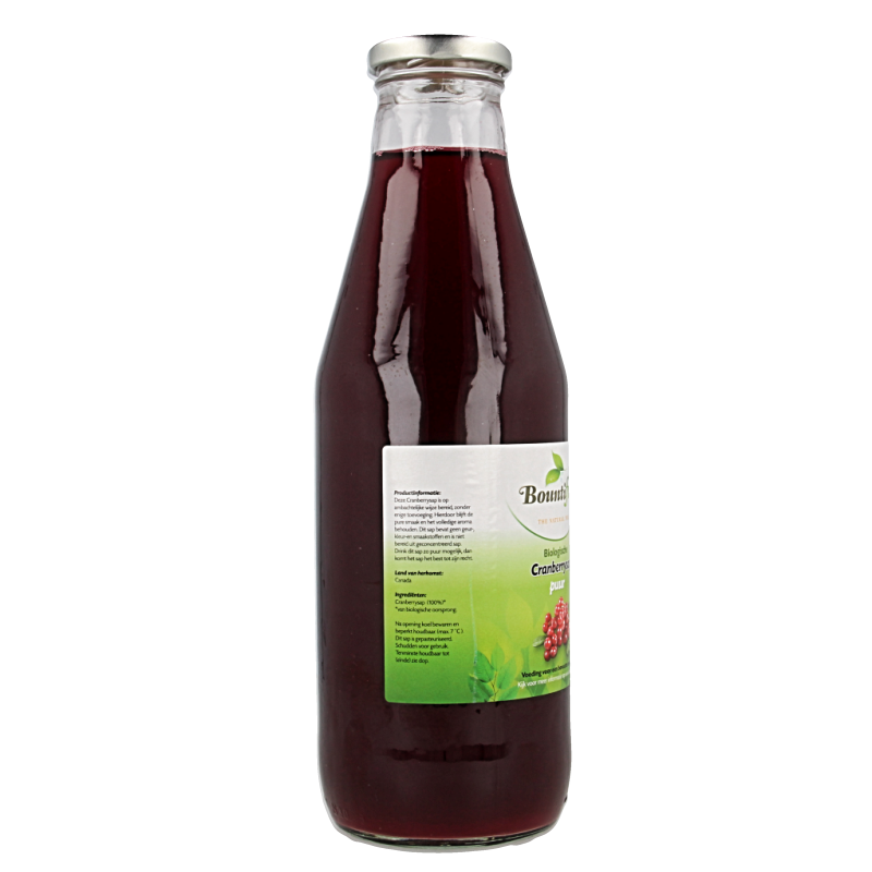 Bountiful Cranberrysap bio 750 Milliliter