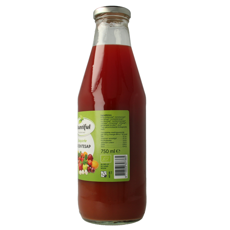 Bountiful Groentesap bio 750 Milliliter