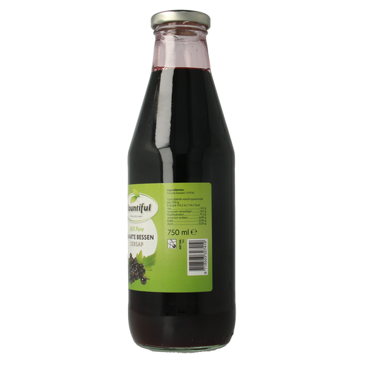 Bountiful Zwarte bessensap 750.00 Milliliter