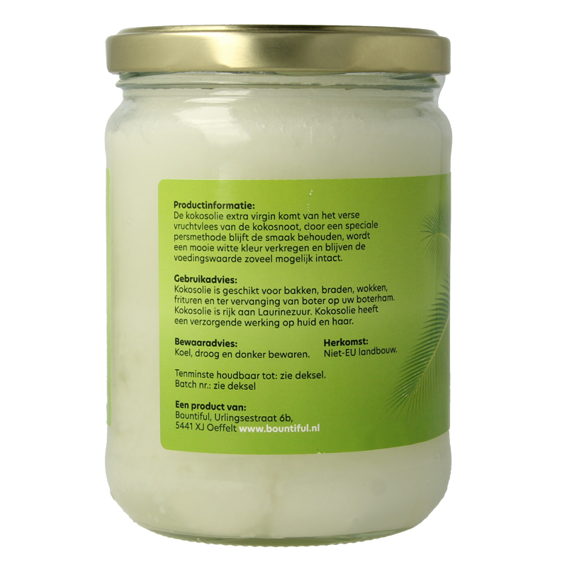 Bountiful Kokosolie extra virgin bio 500 Milliliter