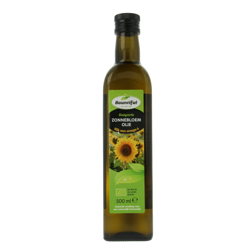 Bountiful Zonnebloemolie bio 500 Milliliter