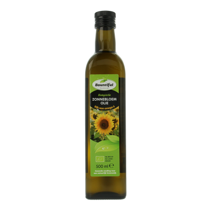Bountiful Zonnebloemolie bio 500.00 Milliliter