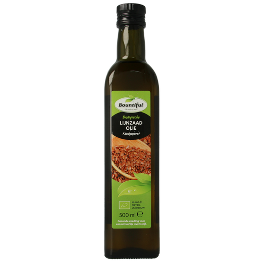 Bountiful Lijnzaadolie bio 500.00 Milliliter