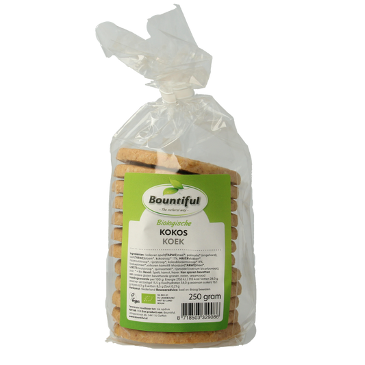Bountiful Kokos koek bio 250 Gram