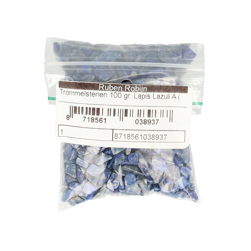 Ruben Robijn Trommelstenen lapis lazuli A maat 1 100 Gram