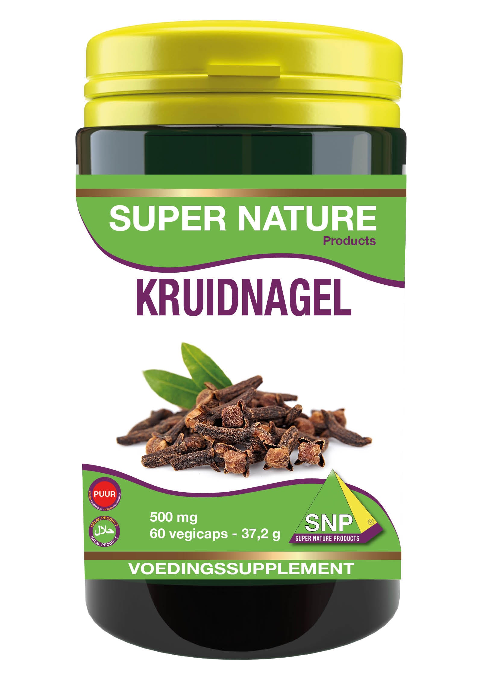 SNP Kruidnagel 500mg puur 60 Vegetarische capsules