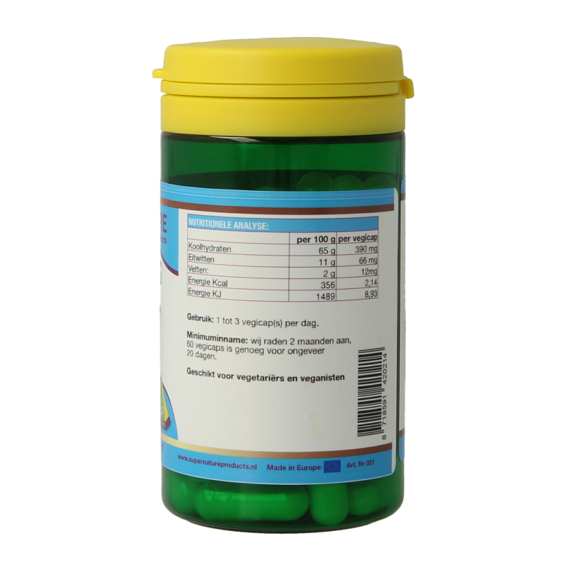 SNP Acidophilus probiotica 400 mg puur 60 Vegetarische capsules