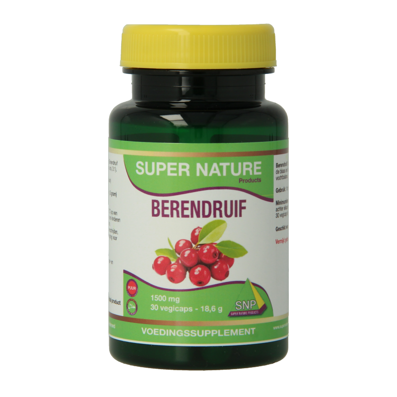 SNP Berendruif 1500mg puur 30 Vegetarische capsules