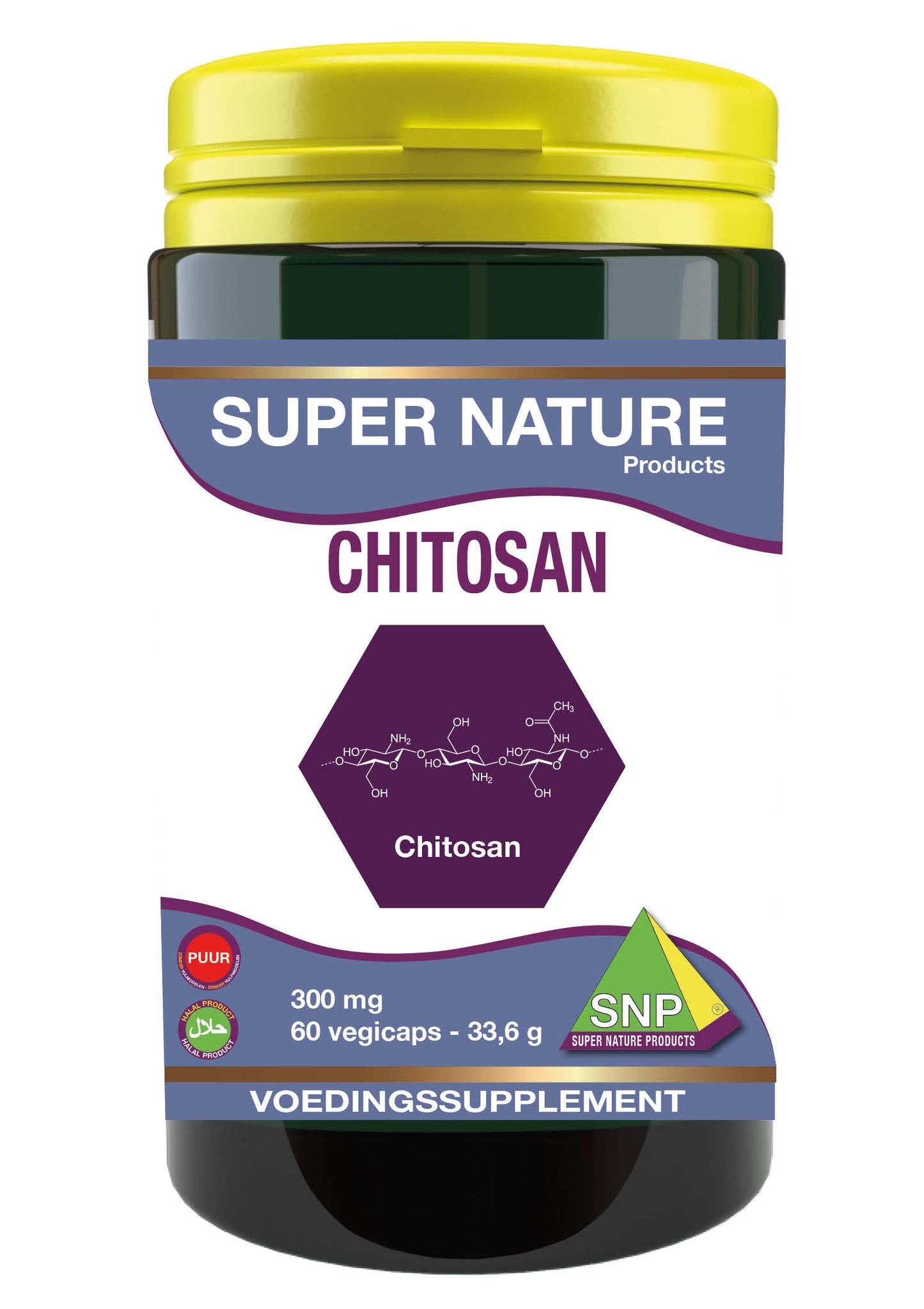 SNP Chitosan 300 mg puur 60 Vegetarische capsules