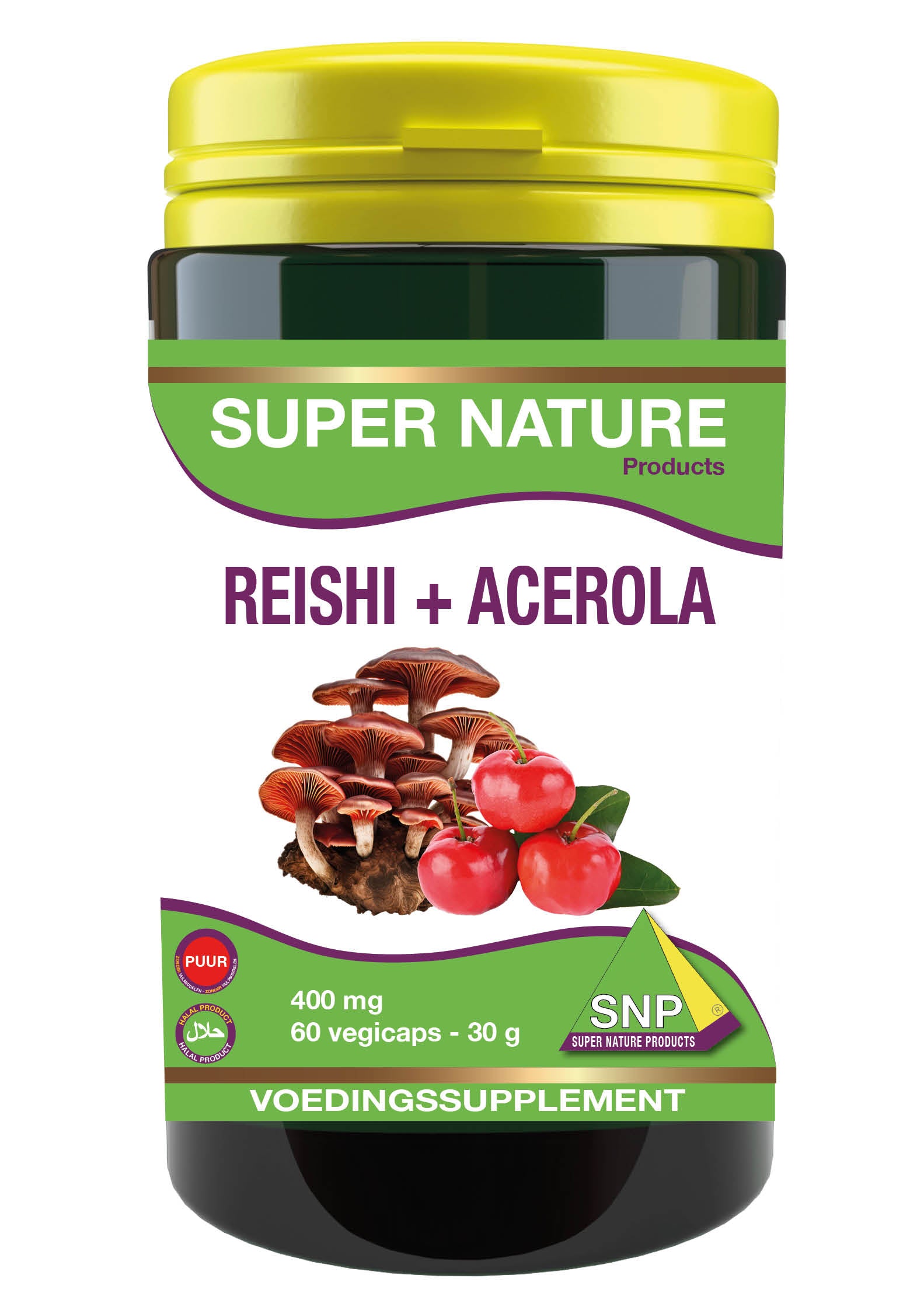 SNP Reishi acerola 400 mg puur 60 Capsules