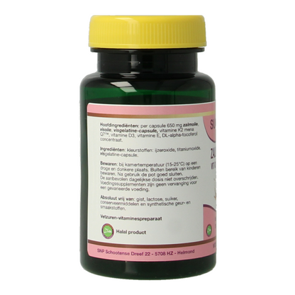 SNP Zalmolie & vit. K2 mena Q7 & vit. D3 & vit. E 30.00 Capsules