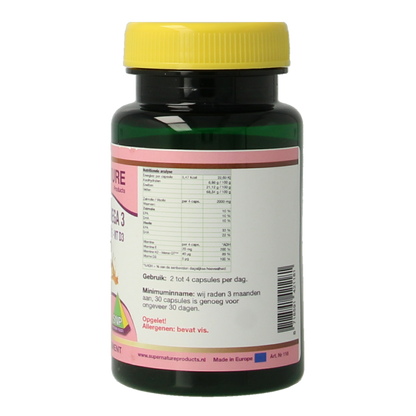 SNP Zalmolie & vit. K2 mena Q7 & vit. D3 & vit. E 30.00 Capsules
