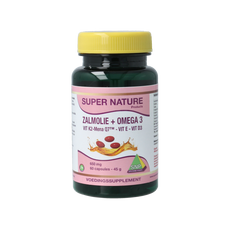 SNP Zalmolie & vit. K2 mena Q7 & vit. D3 & vit. E 60.00 Capsules