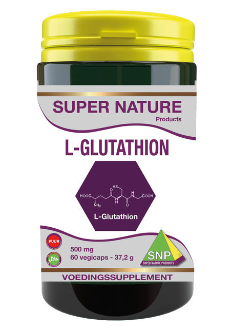 SNP L-Glutathion 500mg puur 60 Vegetarische capsules