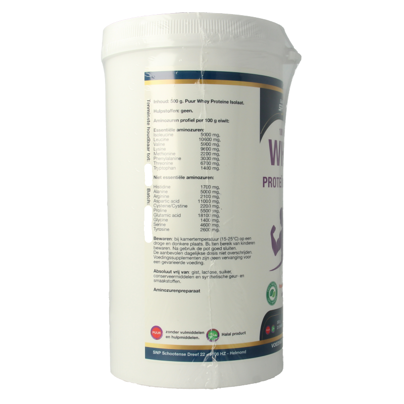SNP Whey proteine isolate 100% natural 500 Gram