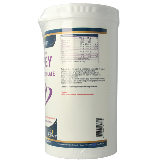 SNP Whey proteine isolate 100% natural 500.00 Gram
