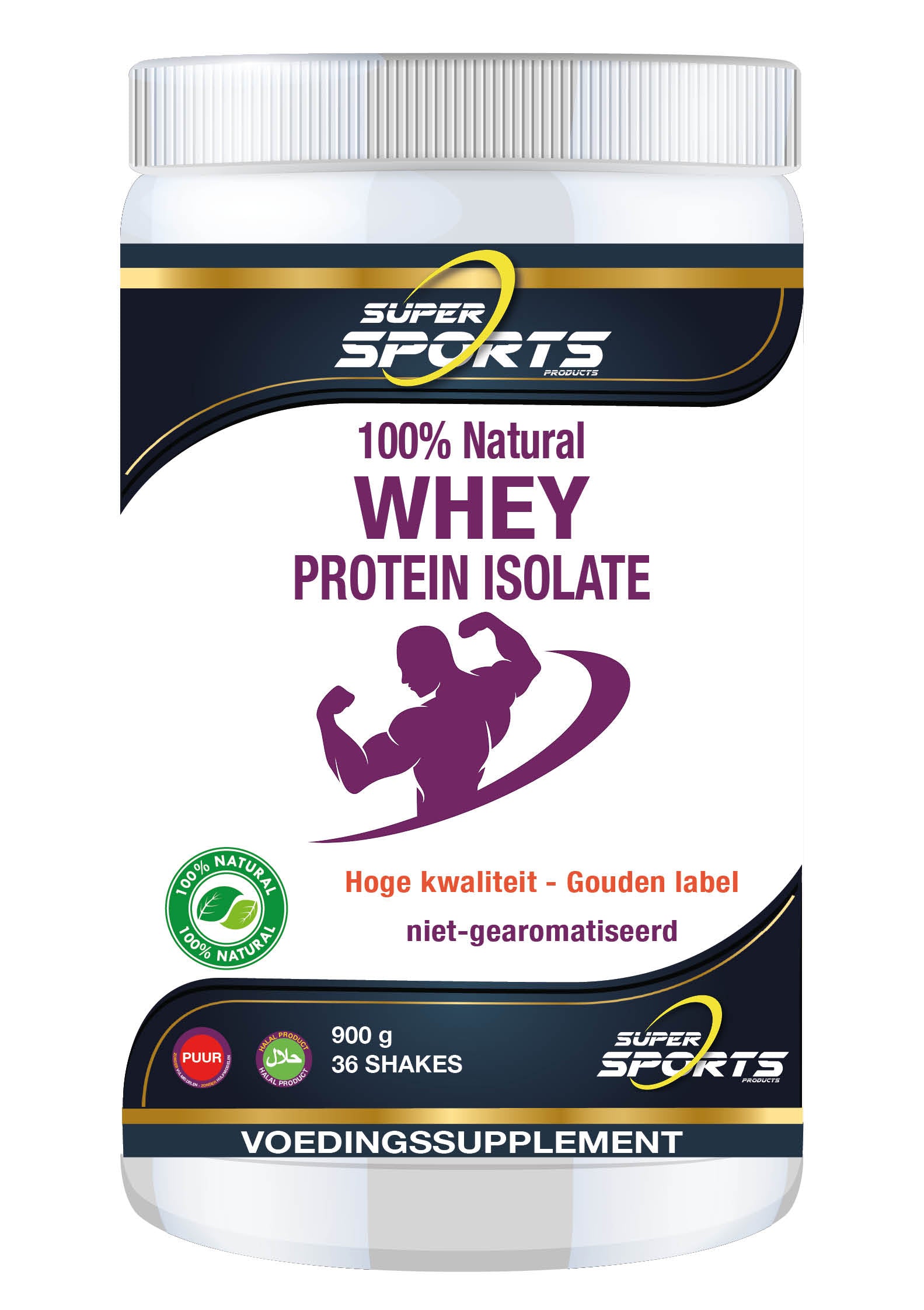 SNP Whey proteine isolate 100% natural 900 Gram
