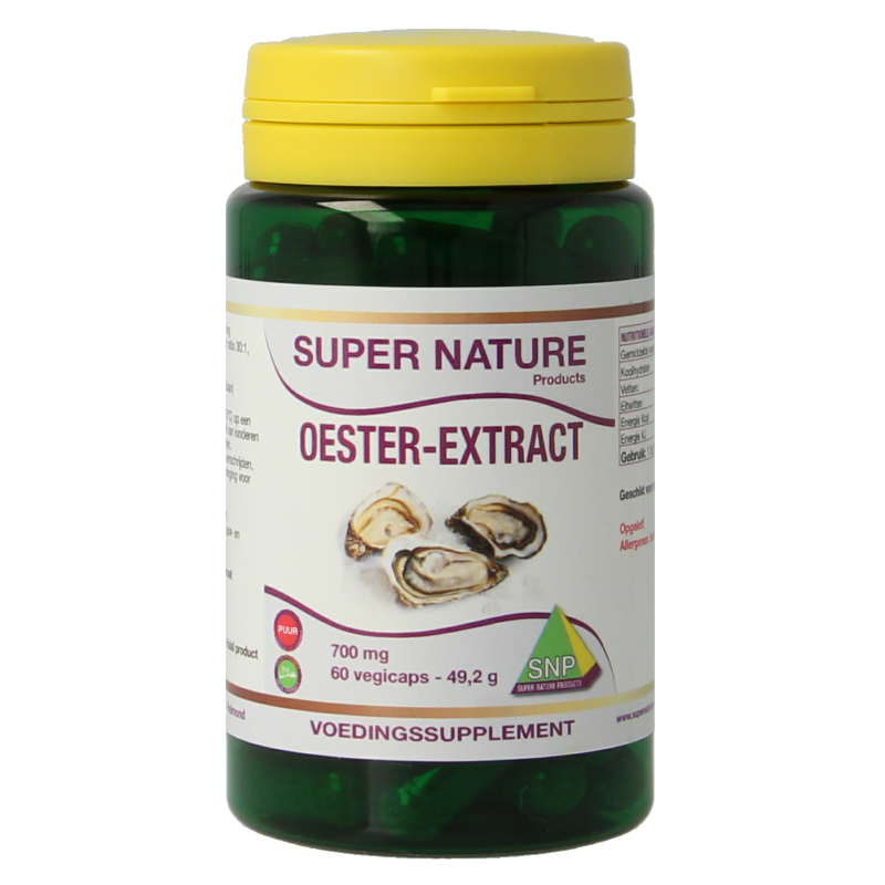 SNP Oester extract 700 mg puur 60 Vegetarische capsules