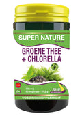 SNP Groene thee chlorella 500mg puur 60 Vegetarische capsules