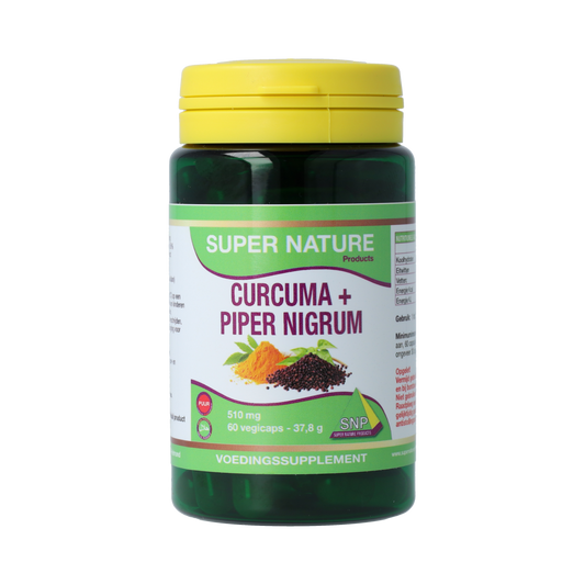 SNP Curcuma & piper nigrum 510mg puur 60.00 Capsules
