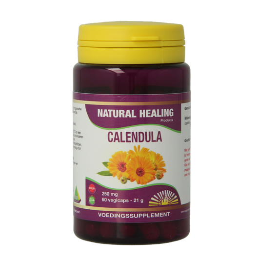 NHP Calendula 250mg puur 60 Vegetarische capsules