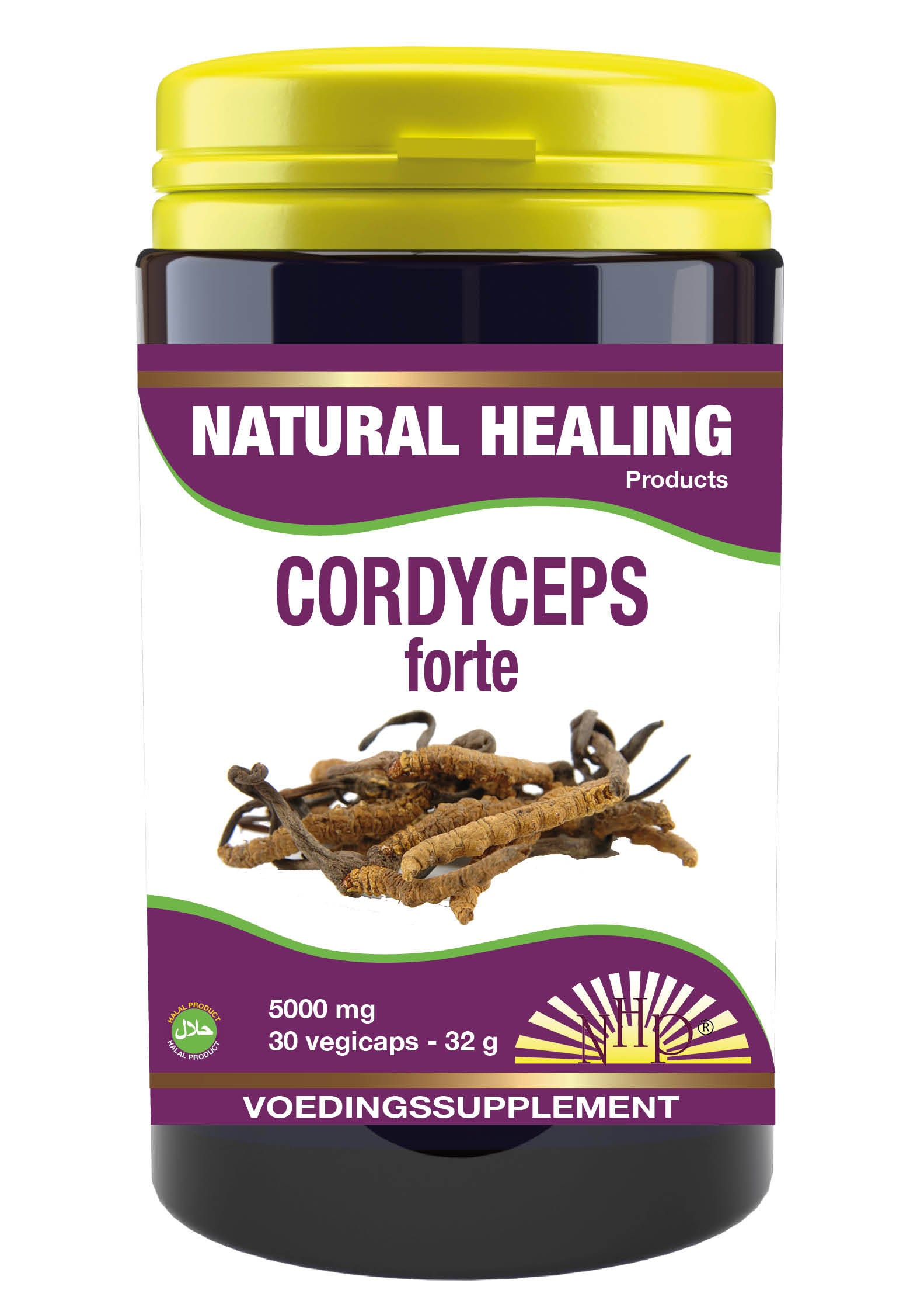 NHP Cordyceps 5000mg 30 Vegetarische capsules