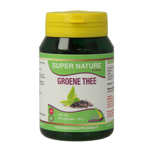 SNP Groene thee 400 mg puur 60.00 Vegetarische capsules