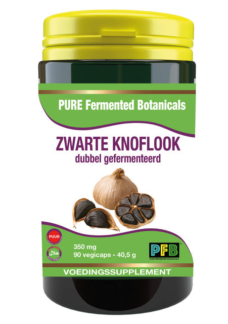 SNP Zwarte knoflook dubbel gefermenteerd 90.00 Vegetarische capsules