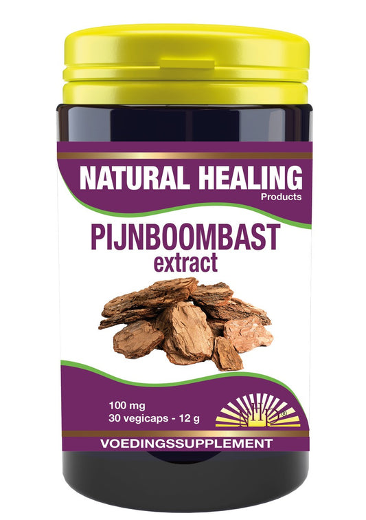 NHP Pijnboombast extract 100mg 30 Vegetarische capsules